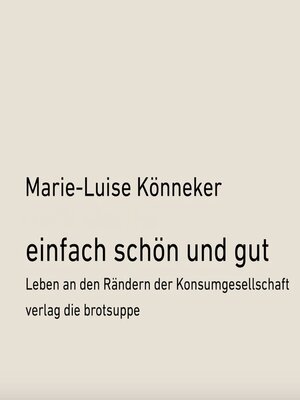 cover image of Einfach schön und gut
